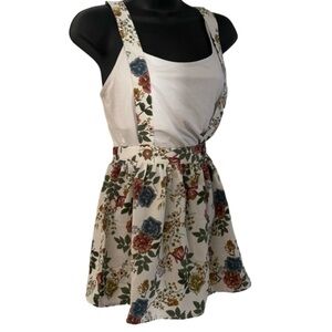Bailey’s Blossoms Suspender Skirt Floral 3t